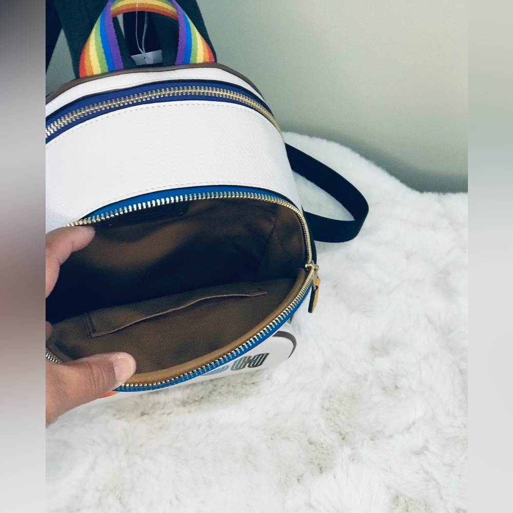 Mini Court Backpack With Rainbow Coach - Picture 4 of 5